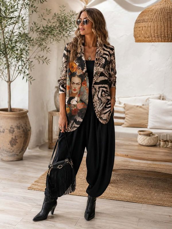 Flower Kahlo Blazer