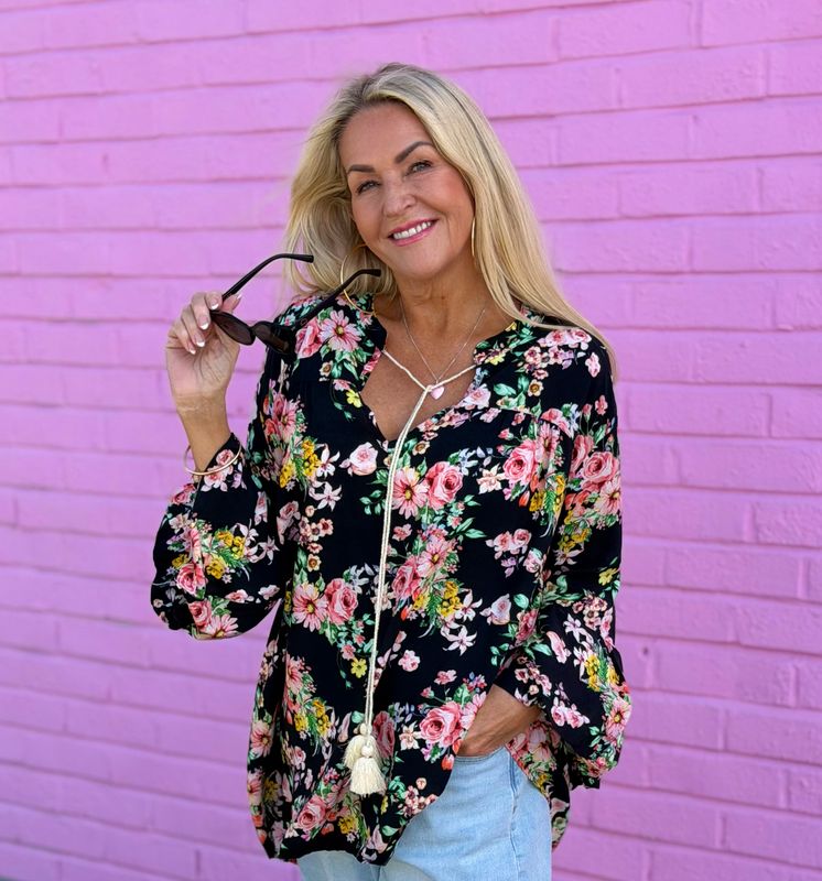 Tyra Flower Blouse