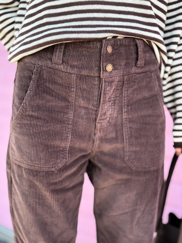 Anette Brown Cord Pant Sister Soul