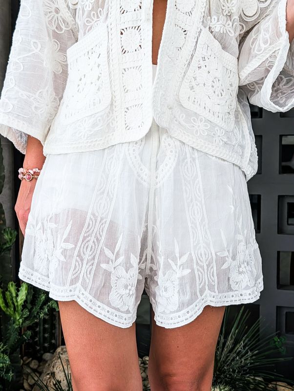 Embroidery Shorts
